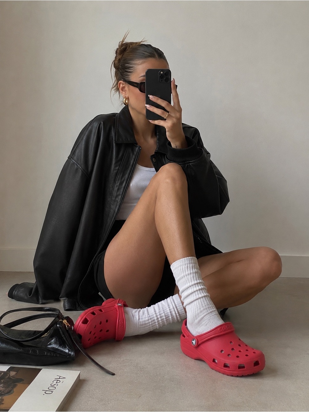 Classic Crocs in Red